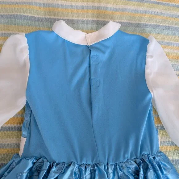 ⭐ The Disney Store Belle Blue Peasant Dress size 5/6 - Picture 8 of 10
